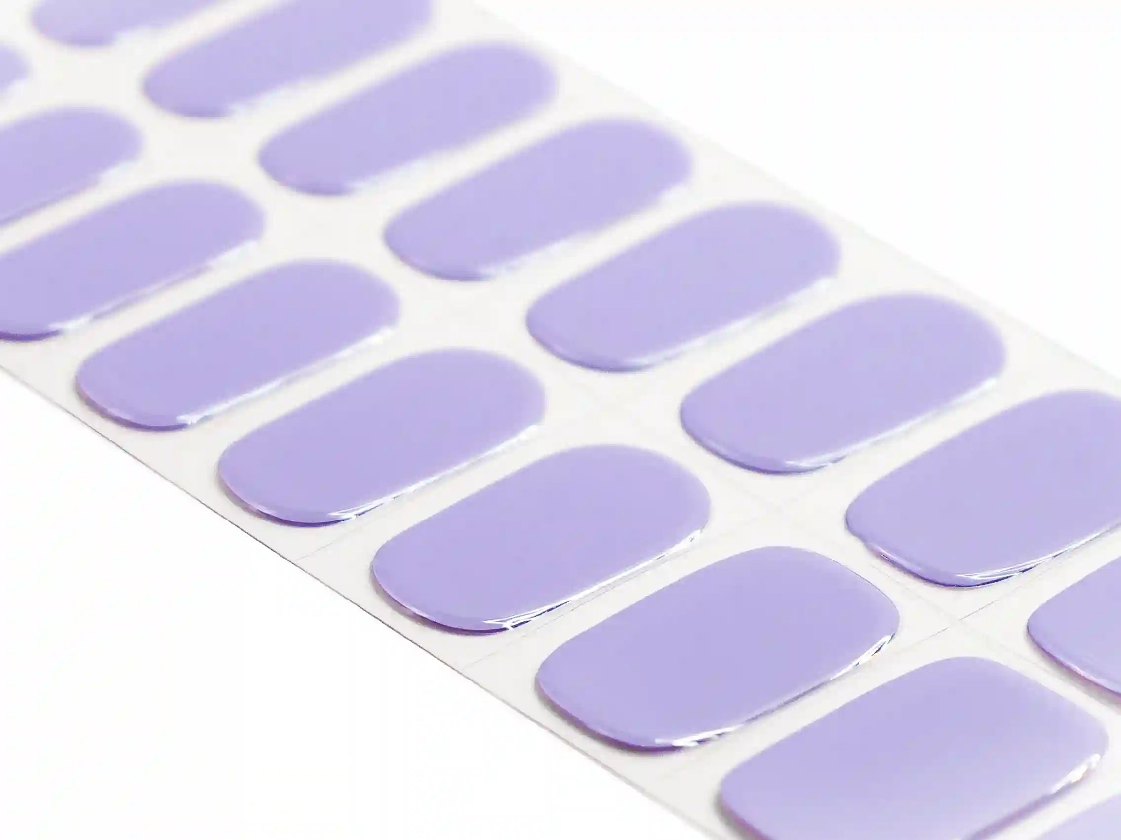 Lavender Semicured Gel Nail Wraps