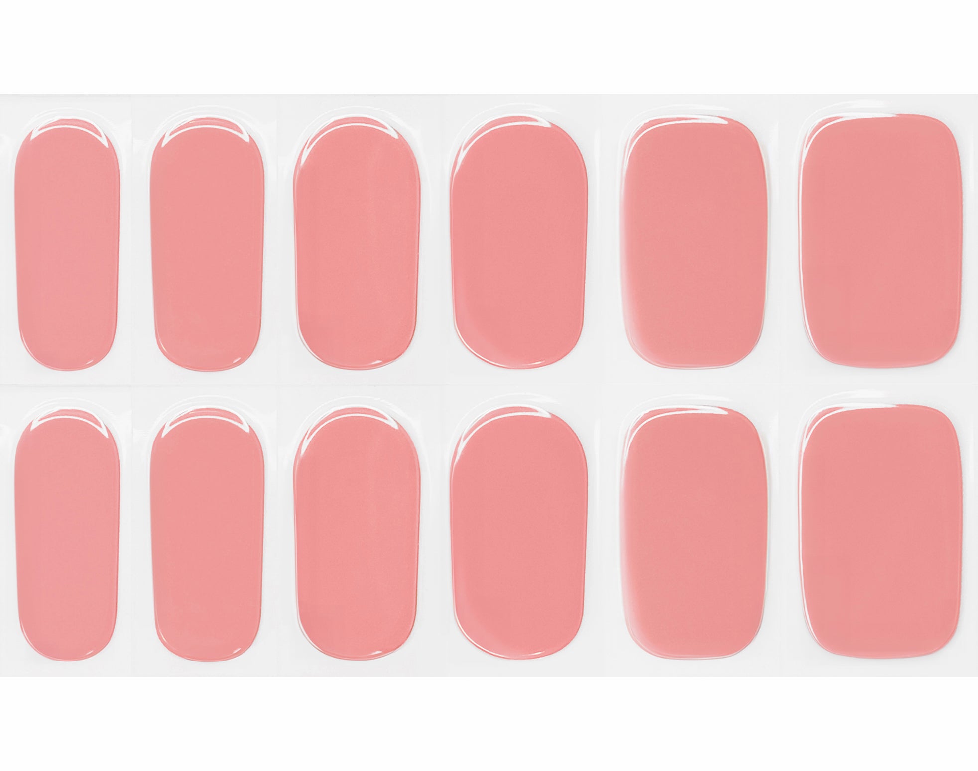 Papaya Semicured Gel Nail Wraps