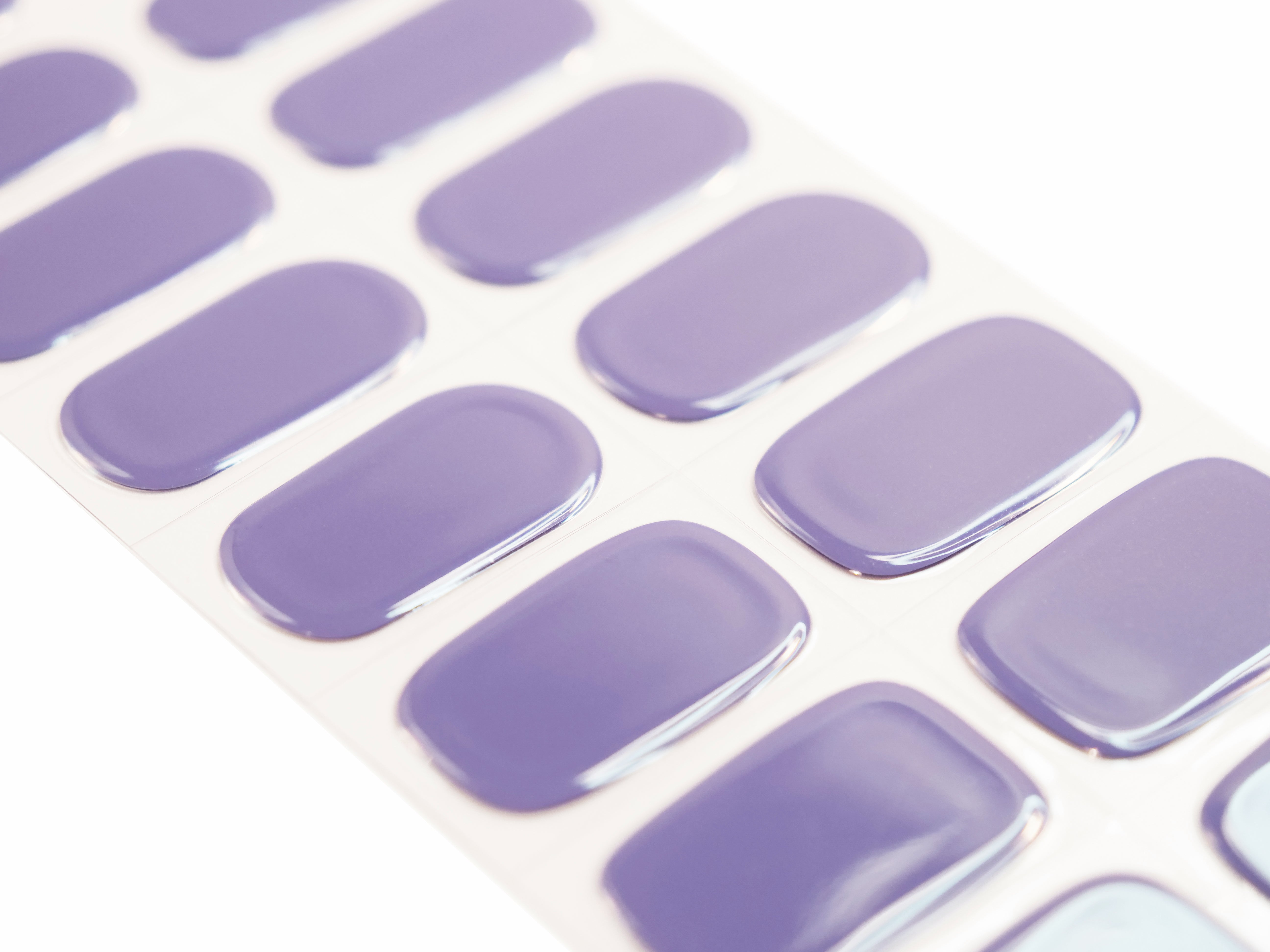 Periwinkle Semicured Gel Nail Wraps