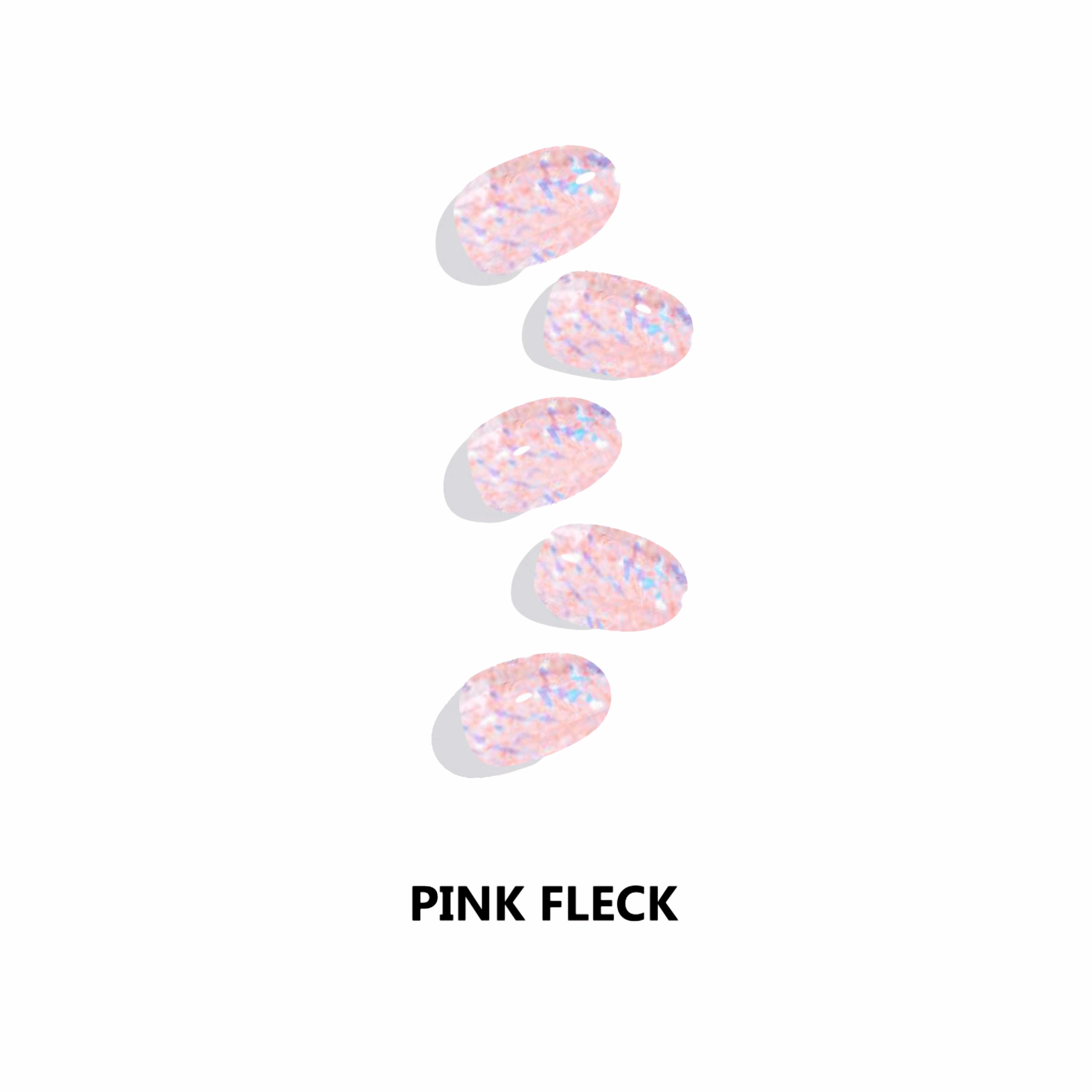 Pink Fleck Semicured Gel Nail Wraps