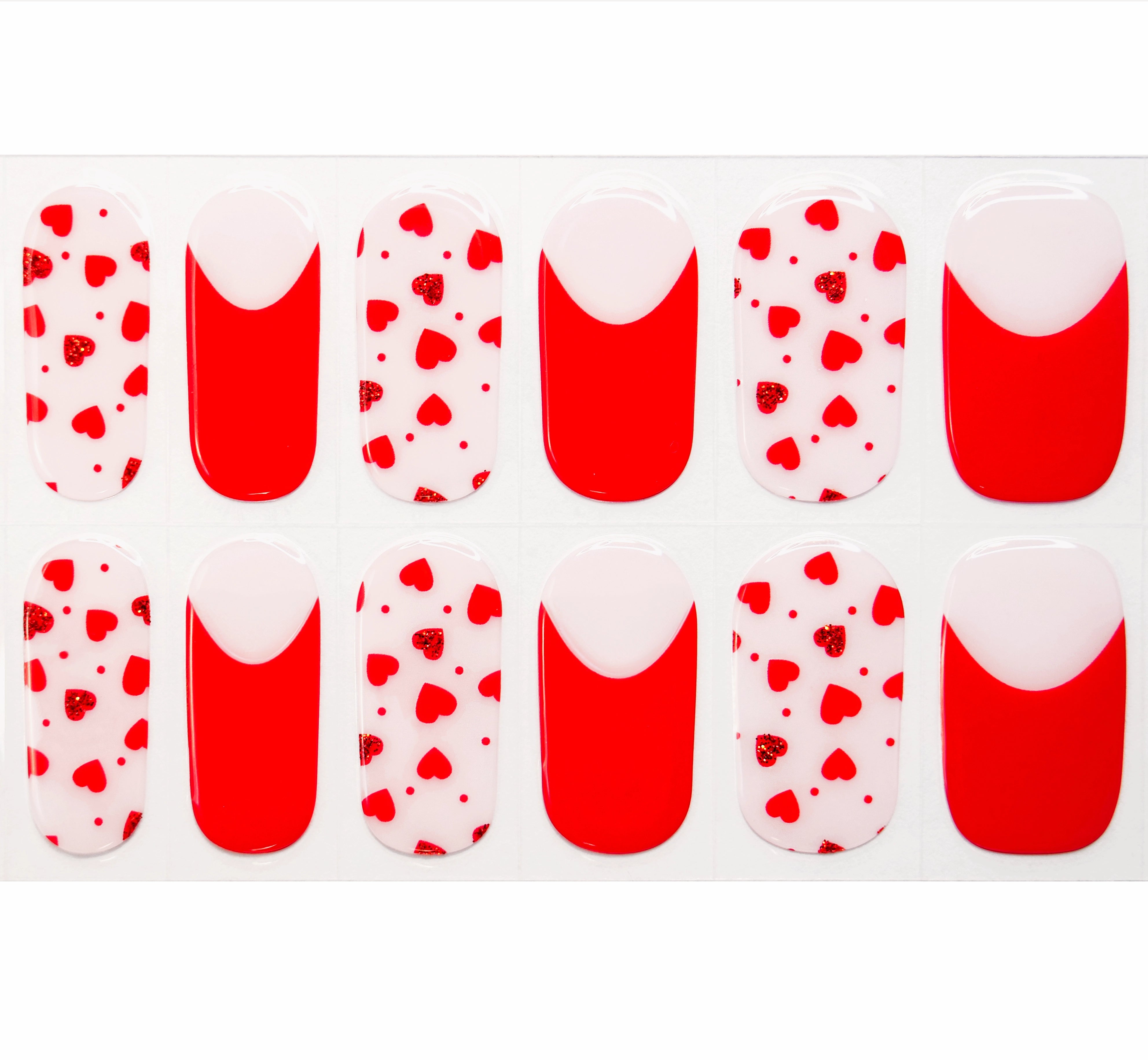 Valentine Semicured Gel Nail Wraps