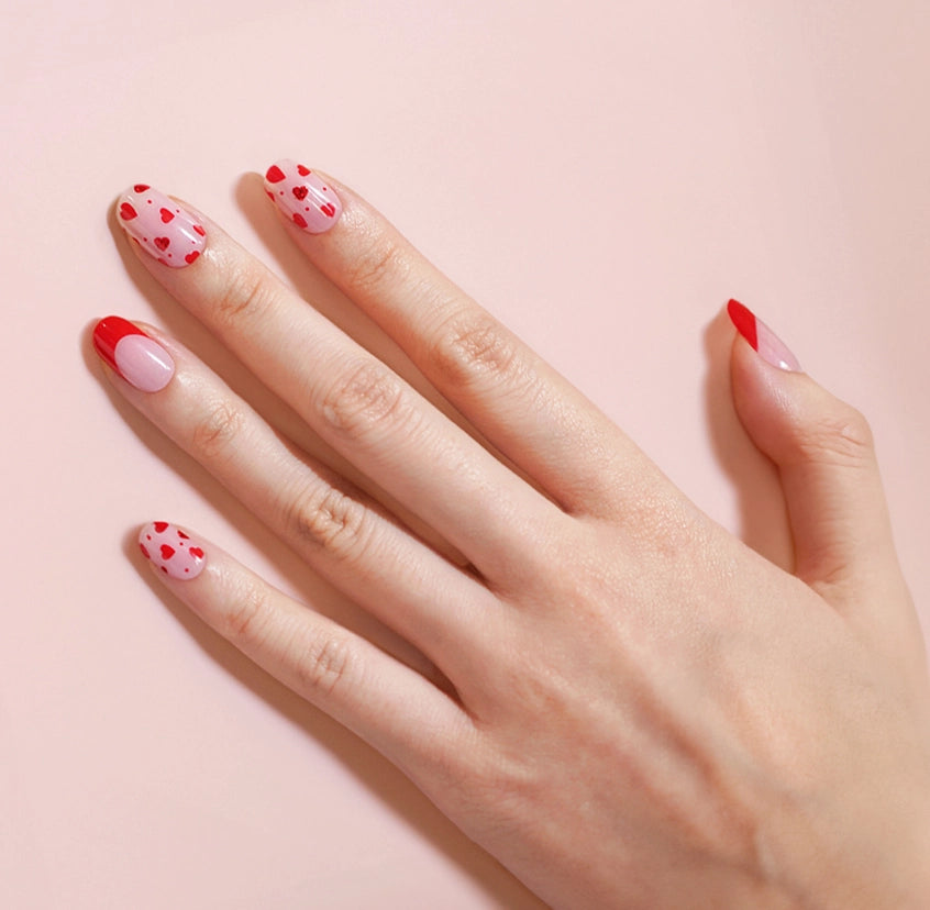 Valentine Semicured Gel Nail Wraps